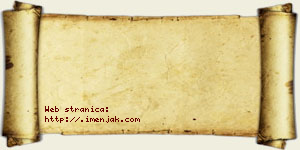 Isak Nenadić vizit kartica